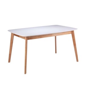 Mesa ext. LIKA 120(150)x75, madera blanco. Vackart, la tienda de diseño online más cool de España.