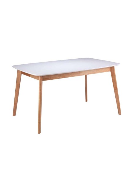 Mesa ext. LIKA 120(150)x75, madera blanco