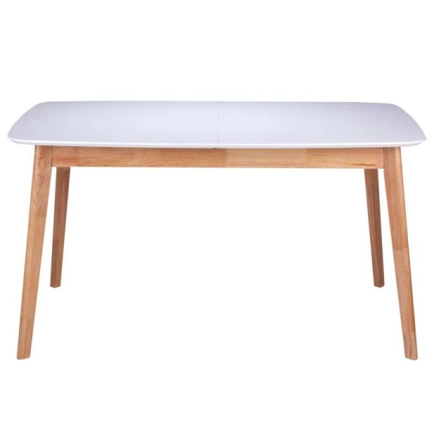 Mesa ext. LIKA 140(180)x90, madera blanco 