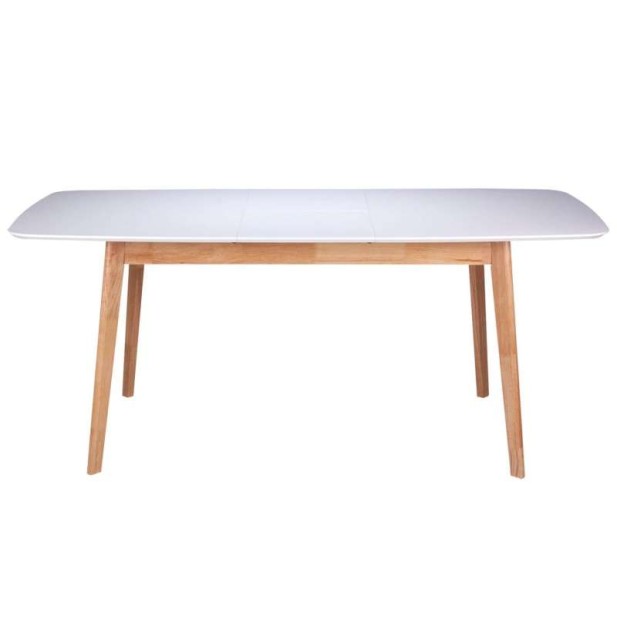 Mesa ext. LIKA 140(180)x90, madera blanco 