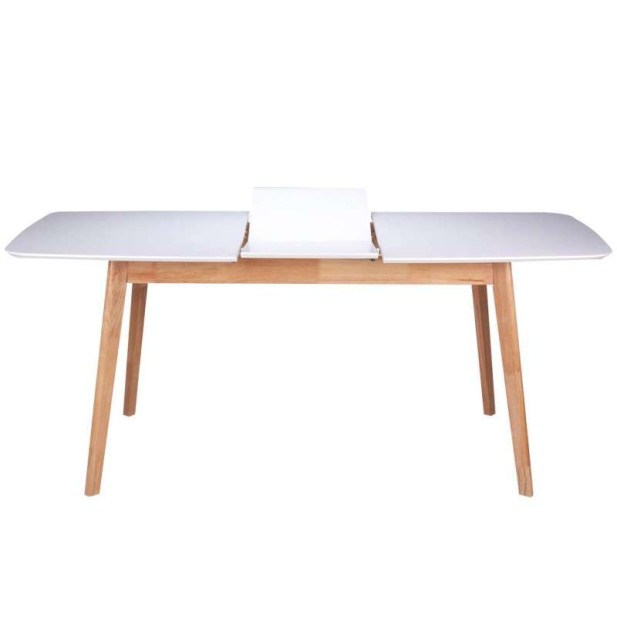 Mesa ext. LIKA 140(180)x90, madera blanco 