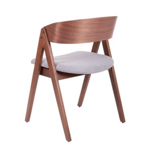 Silla HERØY nogal gris claro 2