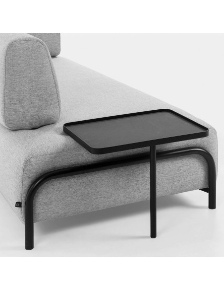 Sofá COMPO 3 Plazas, Beige con Bandeja Grande - Kave Home. Vackart