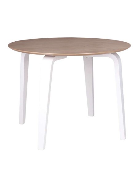 Mesa ARKAN 100cm roble, blanco