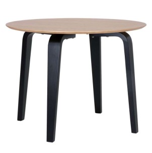 Mesa ARKAN 100cm roble, negro - Vackart, tu tienda de diseño