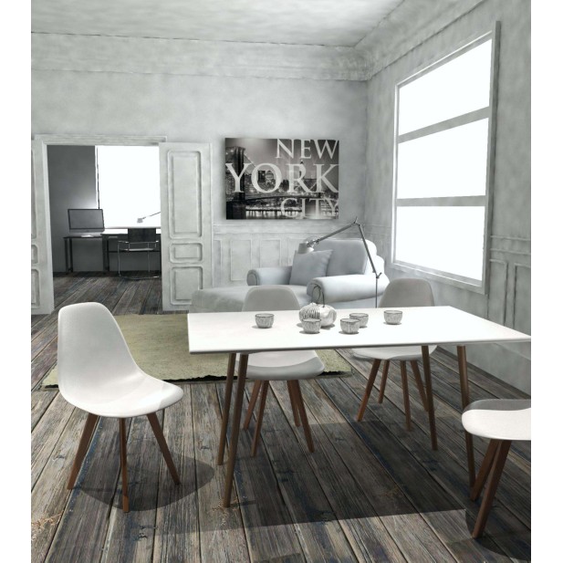 Mesa Lack 80x80, Cuadrada Blanca - Vackart