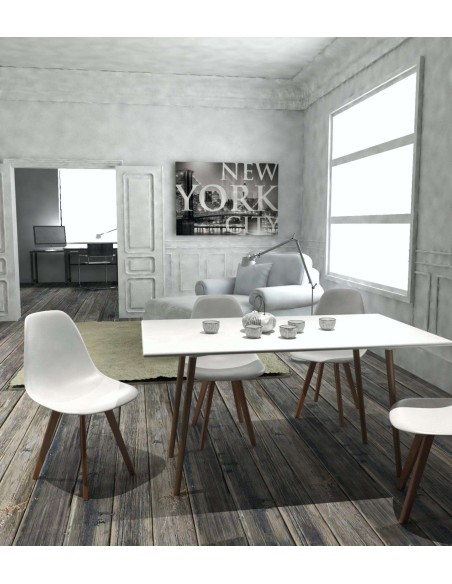 Mesa Lack 80x80, Cuadrada Blanca - Vackart