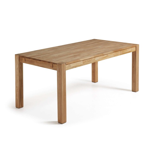 Mesa extensible ISBEL 140(220)x90 cm de Comedor, Roble Natural - Kave Home, Vackart