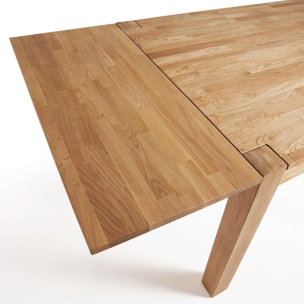 Mesa extensible ISBEL 140(220)x90 cm de Comedor, Roble Natural - Kave Home, Vackart Mesa extensible ISBEL 140(220)x90 cm de Comedor, Roble Natural - Kave Home, Vackart