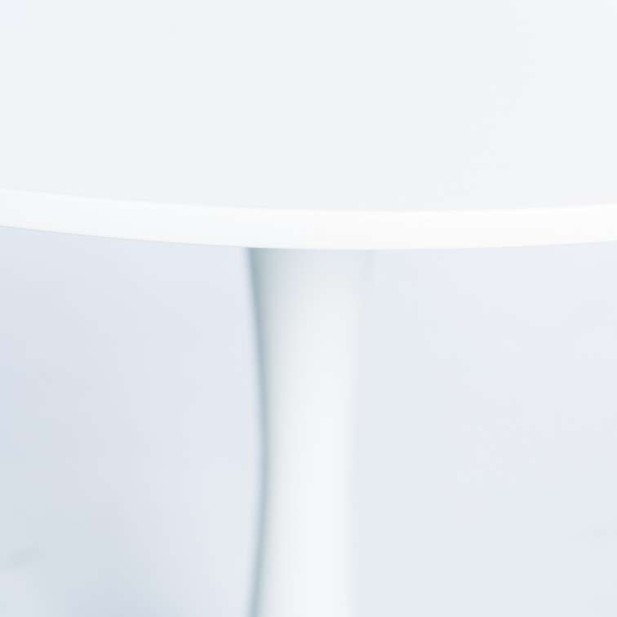 Mesa Tulip 90 cm MDF de Comedor Redonda, Inspiración Eero Saarinen