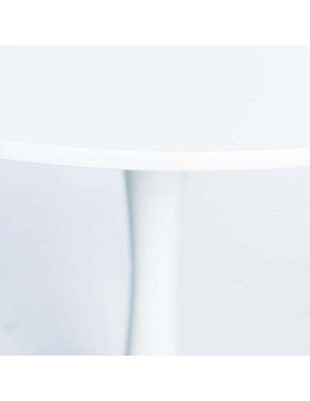 Mesa Tulip 90 cm MDF de Comedor Redonda, Inspiración Eero Saarinen