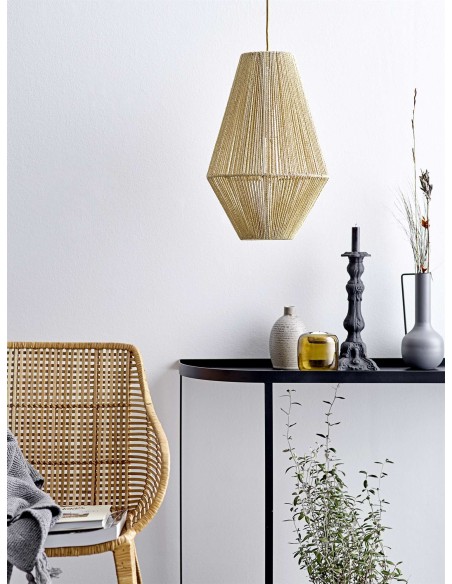 Consola HARPER, Metal Negro - Bloomingville. Vackart