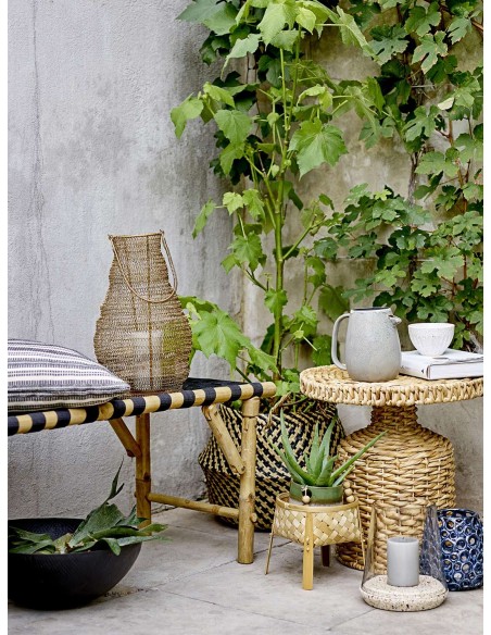 Mesa Auxiliar CAMO, Jacinto de Agua Natural - Bloomingville. Vackart