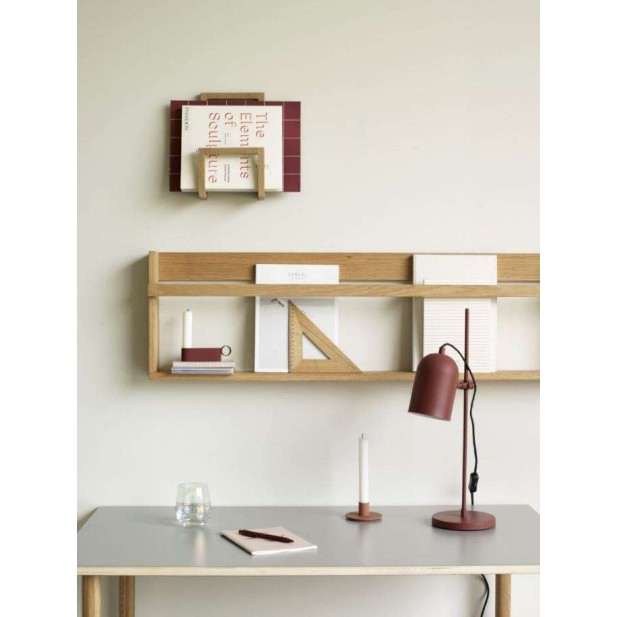 Estantería de pared ELANY, roble - Hübsch - Vackart