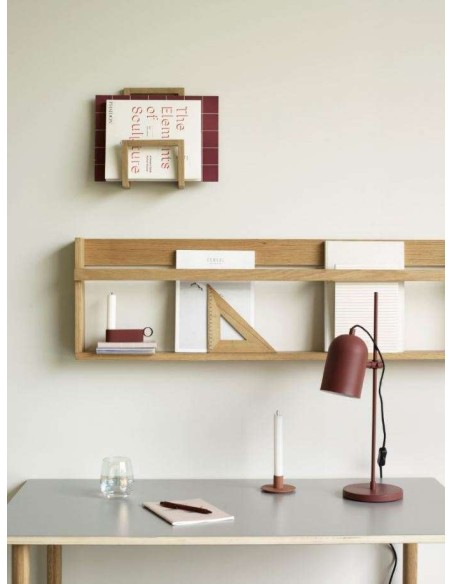 Estantería de pared ELANY, roble - Hübsch - Vackart