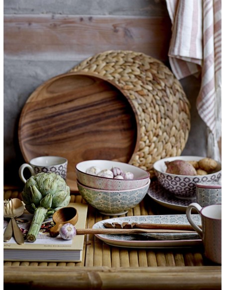 Mesa Auxiliar SOLE 90x50 cm, Bambú Natural - Bloomingville. Vackart