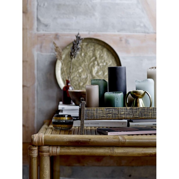 Mesa Auxiliar SOLE 90x50 cm, Bambú Natural - Bloomingville. Vackart