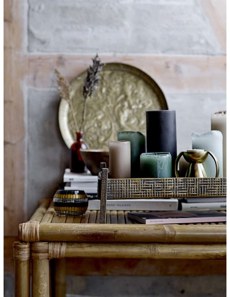 Mesa Auxiliar SOLE 90x50 cm, Bambú Natural - Bloomingville. Vackart