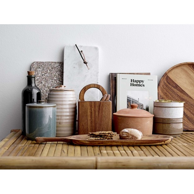 Mesa Auxiliar SOLE 90x50 cm, Bambú Natural - Bloomingville. Vackart