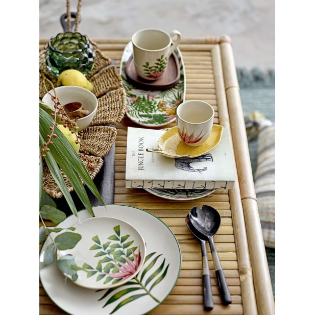 Mesa Auxiliar SOLE 90x50 cm, Bambú Natural - Bloomingville. Vackart