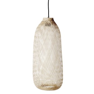 Lámpara de Techo EVERT Ø25 cm, Bambú Natural - Bloomingville. Las exclusivas lámparas de diseño nórdico de Bloomingville en Vackart, tu tienda de diseño online.