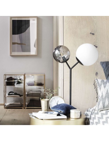 Lámpara de Mesa TWICE, Negro - House Doctor. Vackart