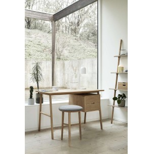 Lámpara de Mesa MOIKEN, Metal Blanco - Hübsch. Vackart 2
