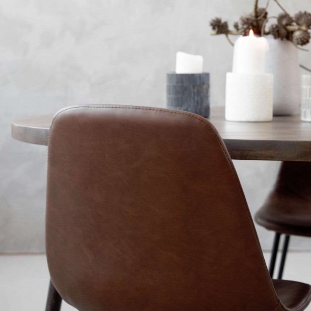 Silla de Comedor FOUND, Marrón - House Doctor. Vackart