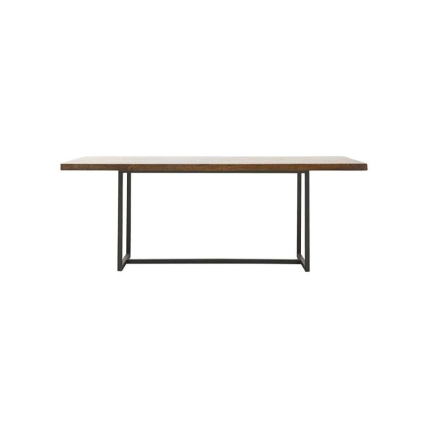 Mesa KANT de Comedor 200x90 cm, Madera Natural / Metal - House Doctor. Vackart