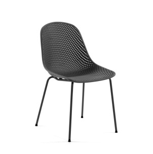 Silla Quinby gris  - Kave Home
