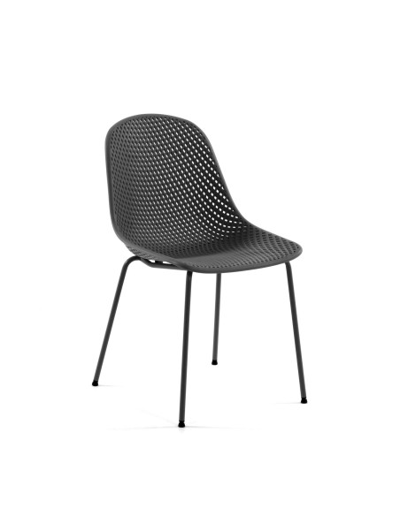Silla Quinby gris  - Kave Home