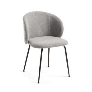 Silla Minna gris claro - Vackart. CC1167PK03. Sillas de diseño en Vackart, tu tienda de diseño.