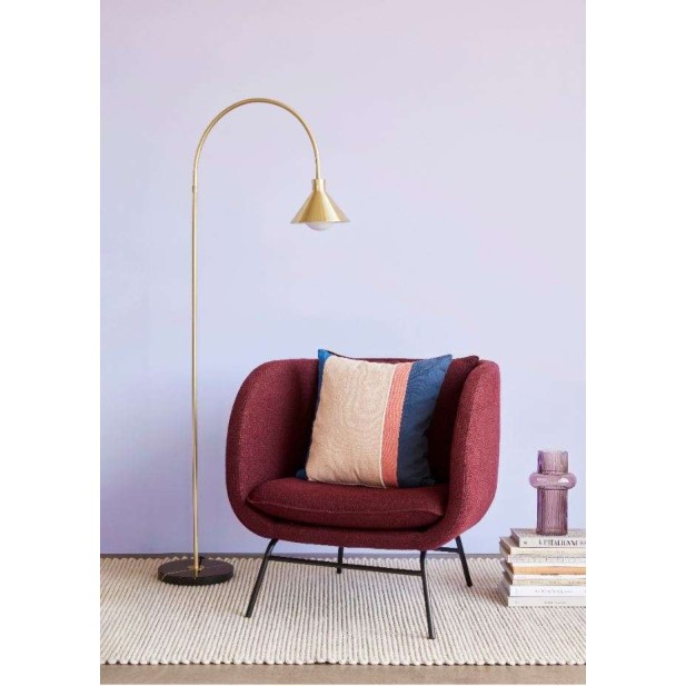 Alfombra POPPY 120x180 cm, Algodón Blanco / Gris - Hübsch. Vackart Alfombra POPPY 120x180 cm, Algodón Blanco / Gris - Hübsch. Vackart