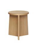 Taburete SPLIT 42 cm, Roble Natural - Hübsch