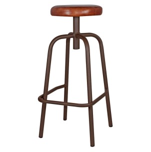 Taburete DONOVAN 79 cm, óxido - Vackart, taburetes estilo industrial 