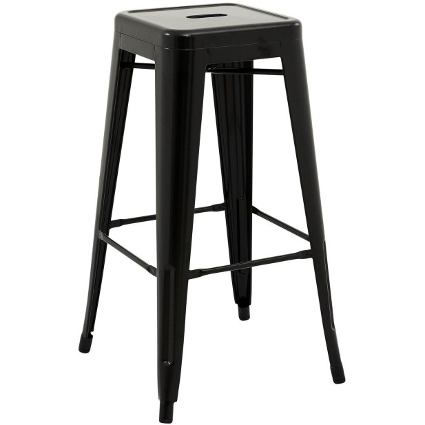 Taburete Tolix 76 cm Negro, Inspiración