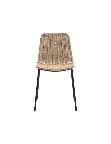 Silla de comedor HAPUR, Ratán Sintético/ Metal - House Doctor. Vackart