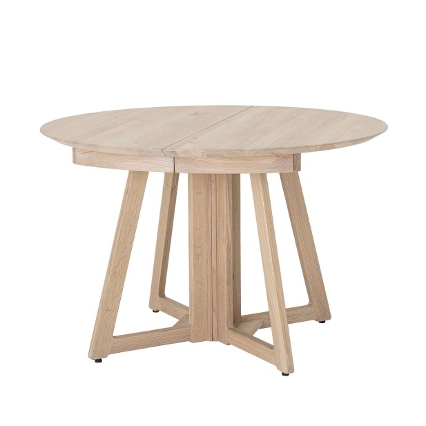 Mesa OWEN de Comedor Extensible Ø118, Roble Natural - Bloomingville. Vackart