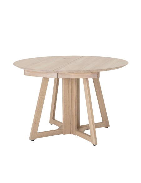Mesa OWEN de Comedor Extensible Ø118, Roble Natural - Bloomingville. Vackart