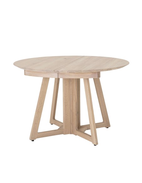 Mesa OWEN de Comedor Extensible Ø118, Roble Natural - Bloomingville. Vackart