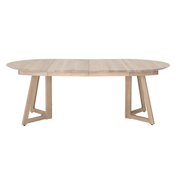 Mesa OWEN de Comedor Extensible Ø118, Roble Natural - Bloomingville. Vackart
