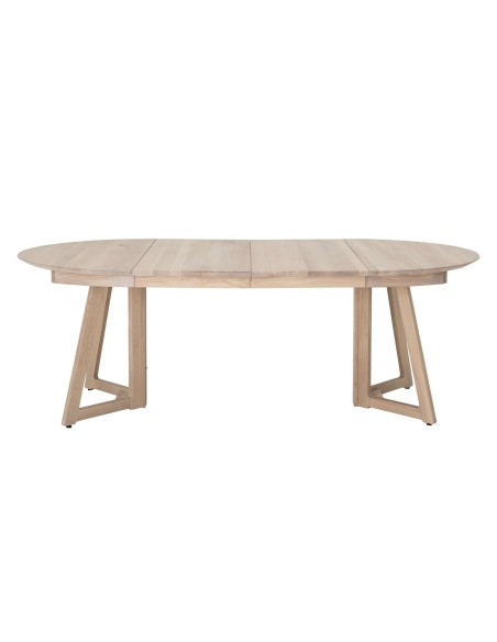 Mesa OWEN de Comedor Extensible Ø118, Roble Natural - Bloomingville. Vackart