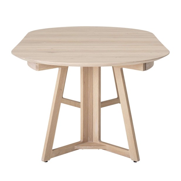 Mesa OWEN de Comedor Extensible Ø118, Roble Natural - Bloomingville. Vackart