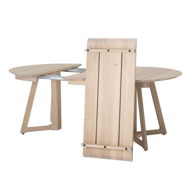 Mesa OWEN de Comedor Extensible Ø118, Roble Natural - Bloomingville. Vackart