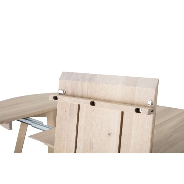 Mesa OWEN de Comedor Extensible Ø118, Roble Natural - Bloomingville. Vackart