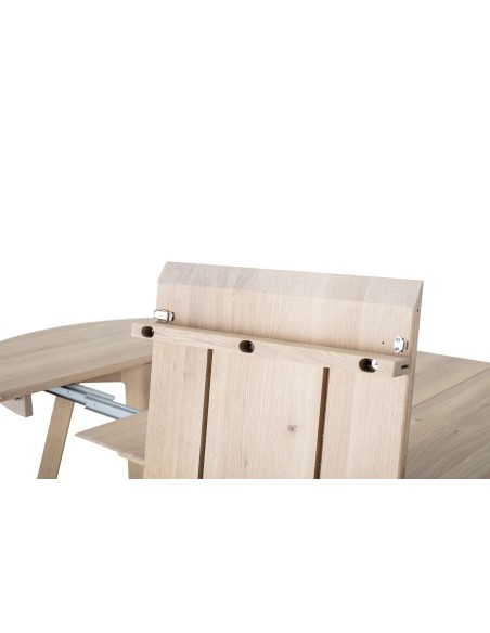 Mesa OWEN de Comedor Extensible Ø118, Roble Natural - Bloomingville. Vackart