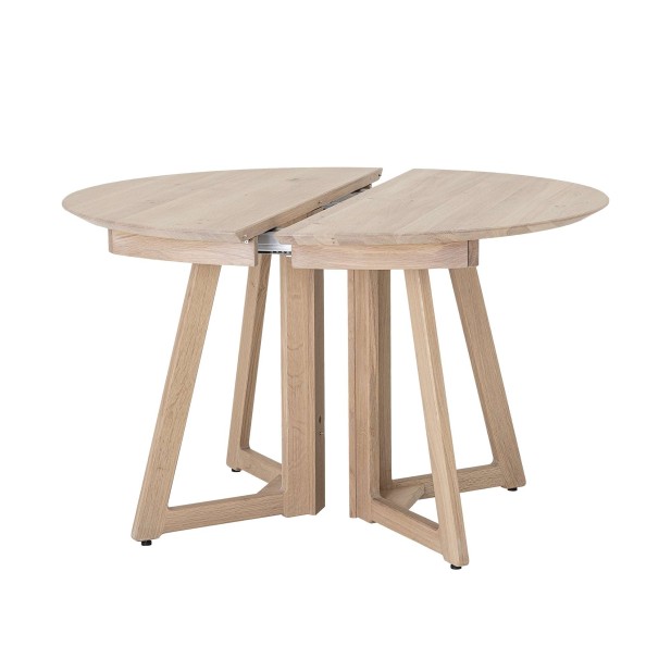 Mesa OWEN de Comedor Extensible Ø118, Roble Natural - Bloomingville. Vackart
