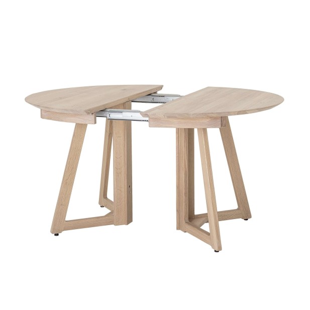 Mesa OWEN de Comedor Extensible Ø118, Roble Natural - Bloomingville. Vackart