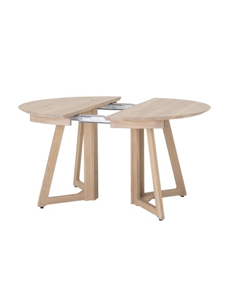 Mesa OWEN de Comedor Extensible Ø118, Roble Natural - Bloomingville. Vackart