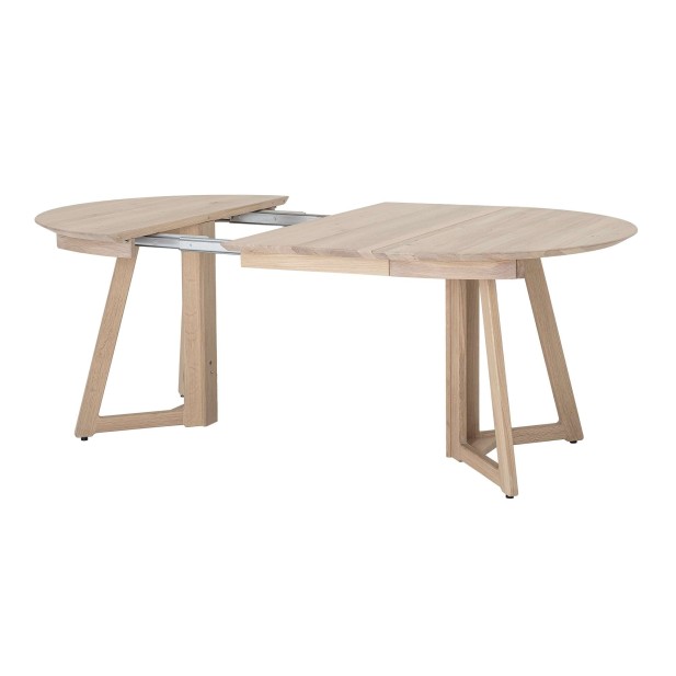 Mesa OWEN de Comedor Extensible Ø118, Roble Natural - Bloomingville. Vackart